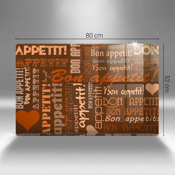 Worktop saver Text Bon Appetit