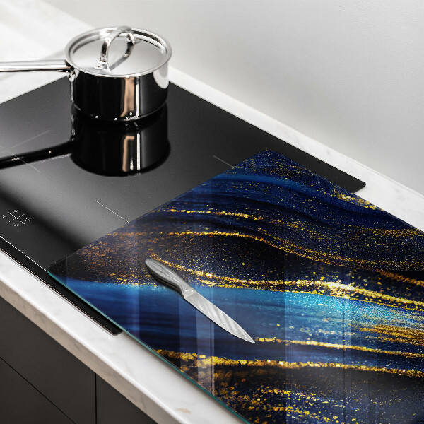 Worktop saver Navy blue abstraction