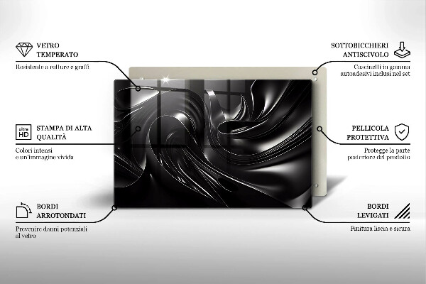 Worktop saver Black mass abstraction