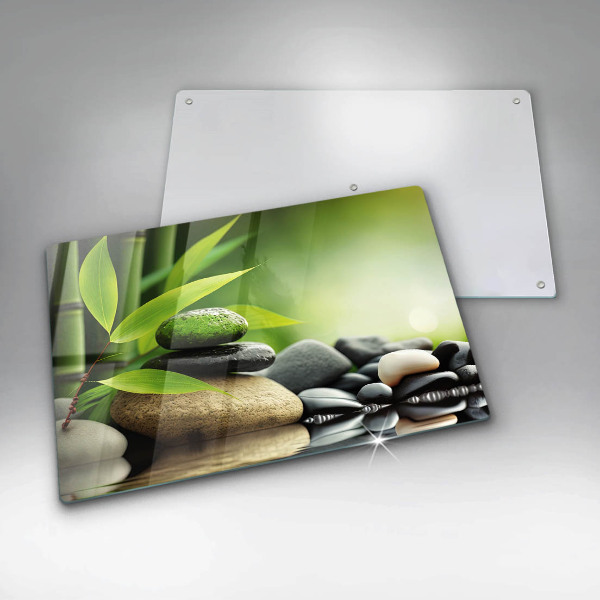 Worktop saver Zen bamboo stones