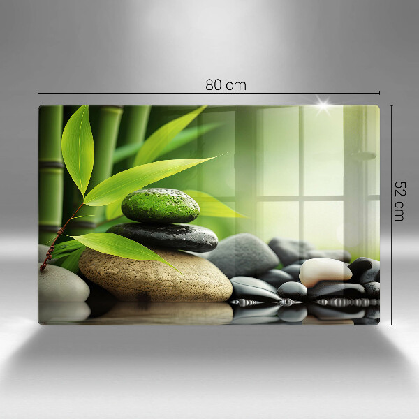 Worktop saver Zen bamboo stones