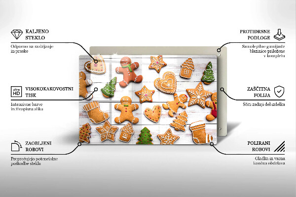 Worktop saver Christmas gingerbread