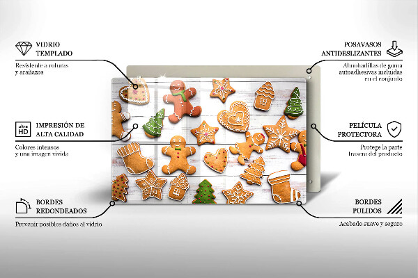 Worktop saver Christmas gingerbread