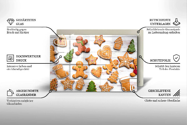 Worktop saver Christmas gingerbread