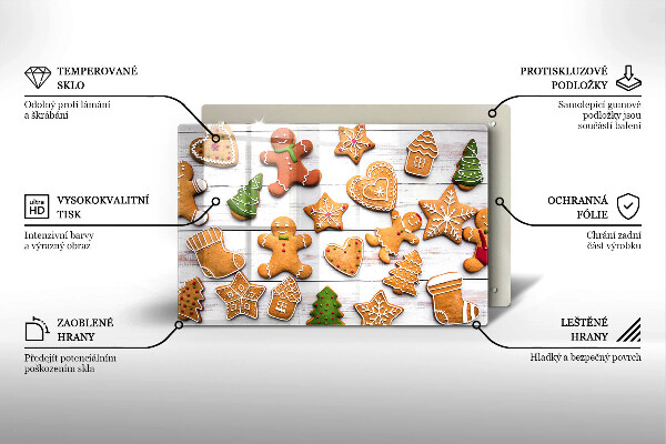 Worktop saver Christmas gingerbread