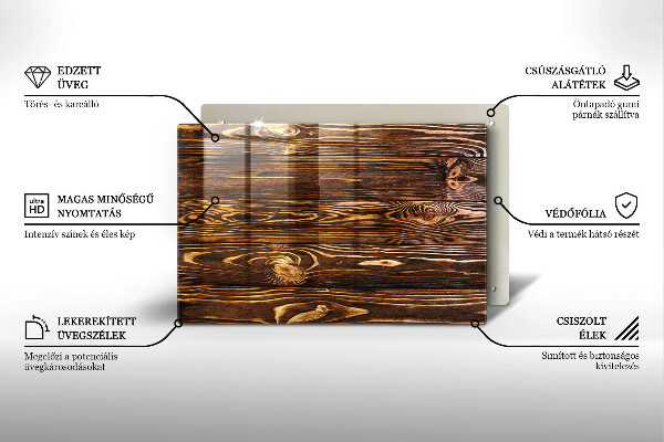 Worktop saver Wood texture