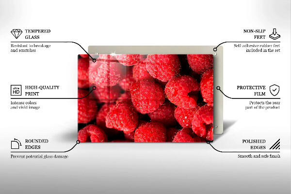 Worktop saver Raspberry fruit