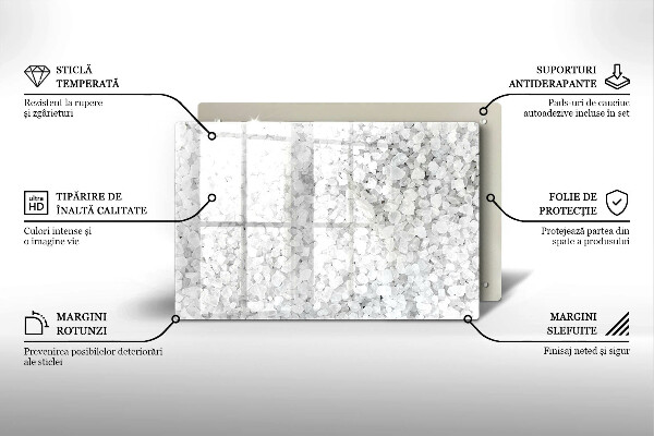 Work surface savers Salt crystals