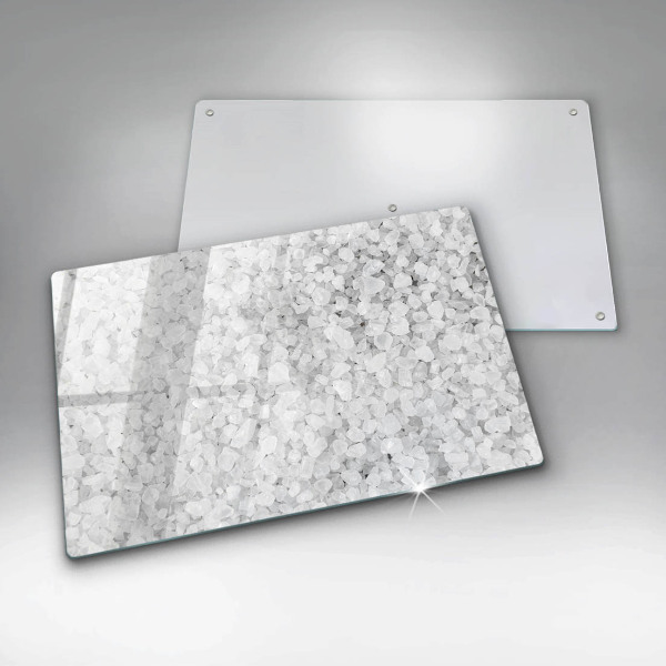 Work surface savers Salt crystals