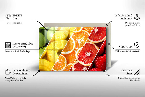 Worktop saver Colorful fruits