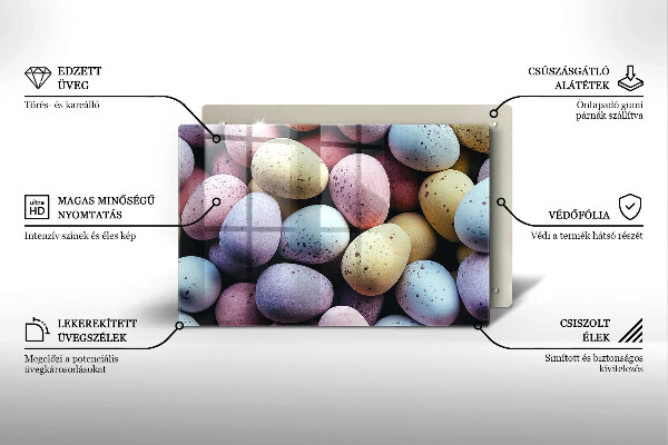 Worktop saver Easter eggs