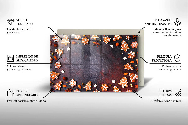 Work surface savers Gingerbread Christmas