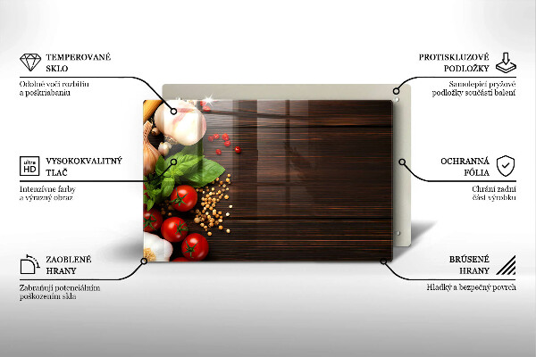 Work surface savers Vegetables on the table