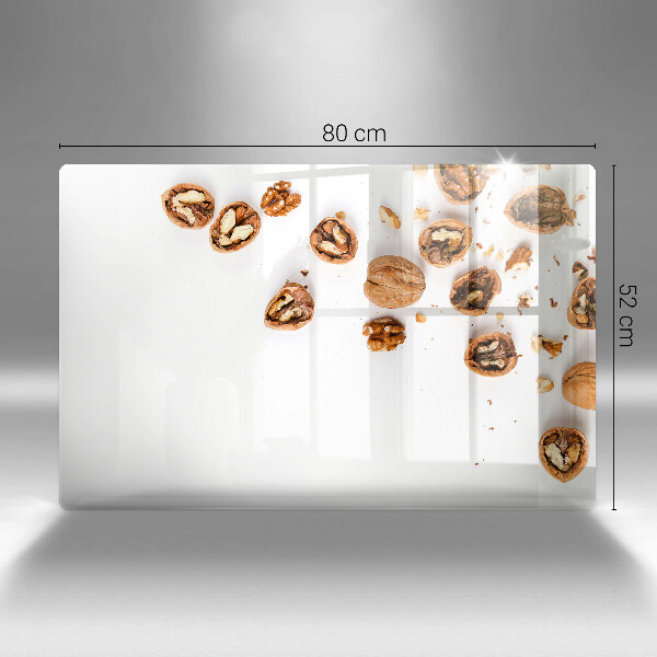 Work surface savers Nuts on a white background