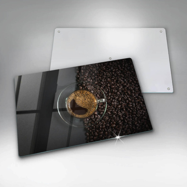 Induction hob protector Coffee and grains