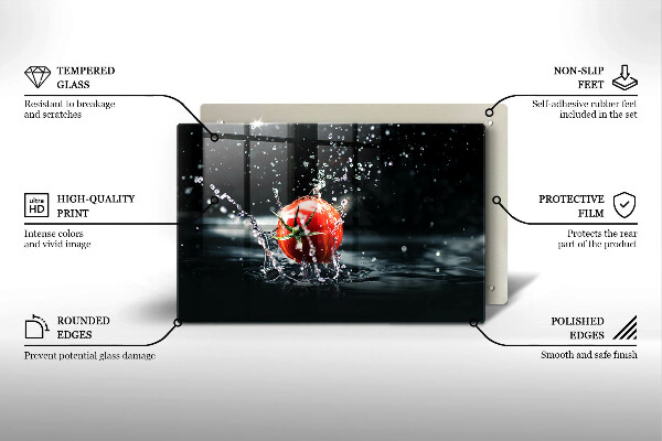 Induction hob protector Tomato in water