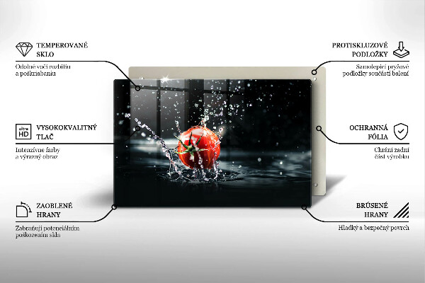 Induction hob protector Tomato in water