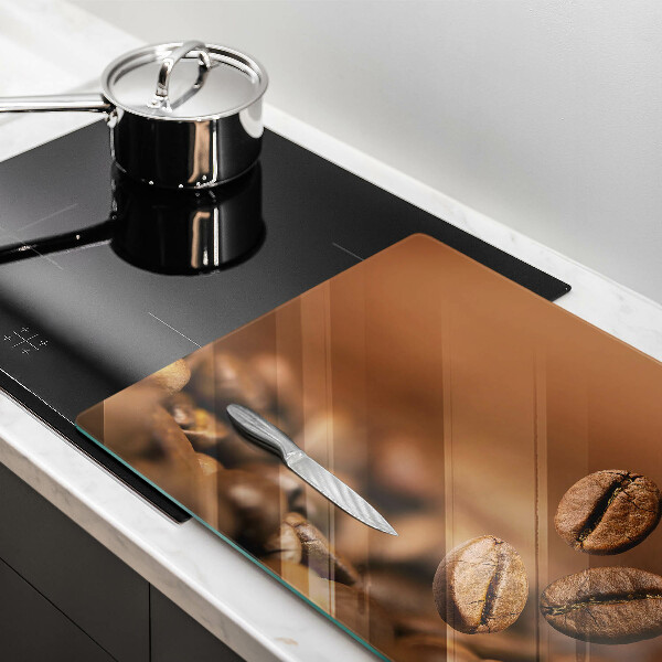 Induction hob protector Coffee beans