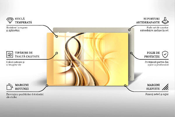 Induction hob protector Abstraction of smoke