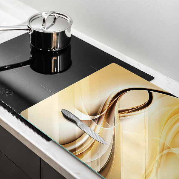 Induction hob protector Abstraction of smoke