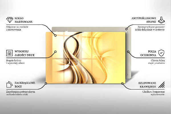 Induction hob protector Abstraction of smoke