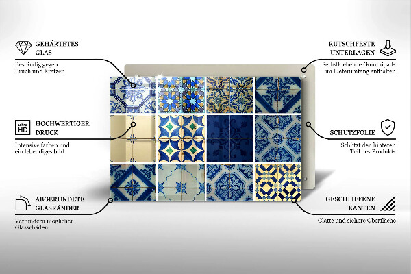 Worktop saver Decorative tiles