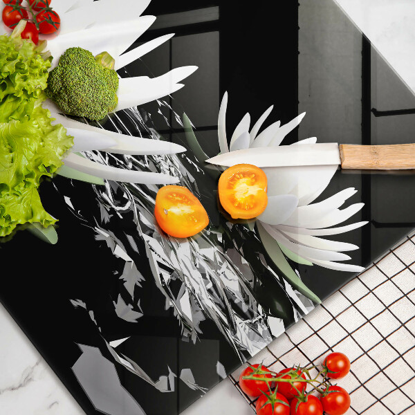 Worktop saver White lilies on the water