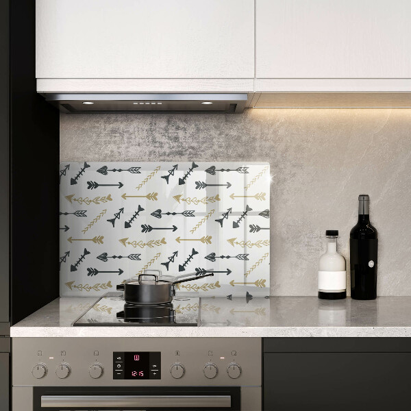 Induction hob protector Boho arrow pattern