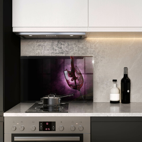 Worktop saver A glass of wine