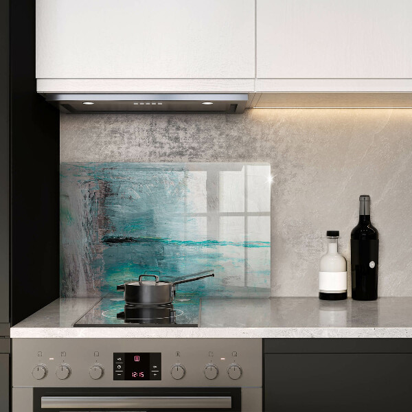 Induction hob protector Background paint abstraction