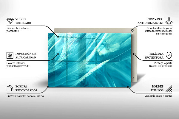 Worktop saver Delicate feathers