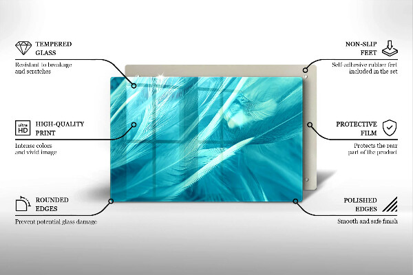 Worktop saver Delicate feathers