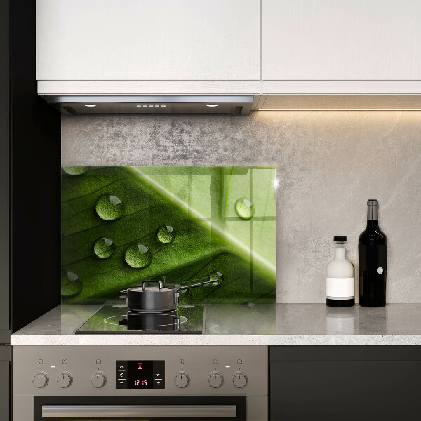 Induction hob cover Nature Rosa and Leaf