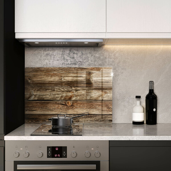 Induction hob cover Wood texture boards