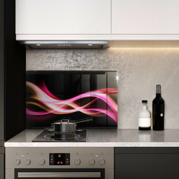 Worktop saver Neon Smoke abstraction