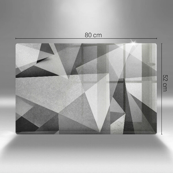 Induction hob protector Concrete sharp abstraction