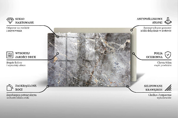 Worktop saver Stone texture