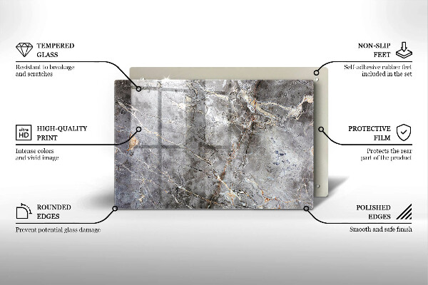 Worktop saver Stone texture