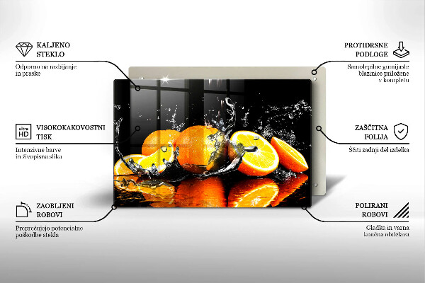 Worktop saver Juicy fruit oranges