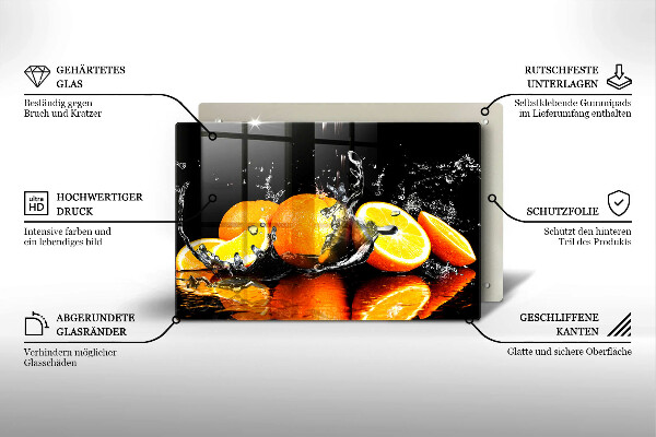 Worktop saver Juicy fruit oranges