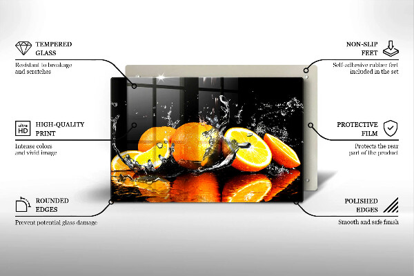 Worktop saver Juicy fruit oranges