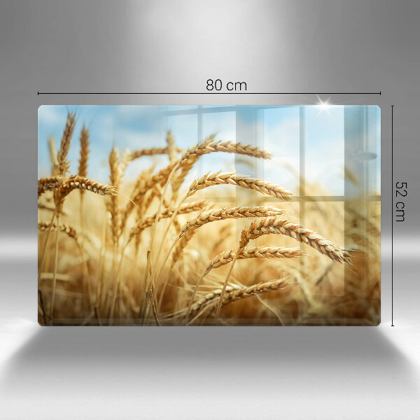 Induction hob protector Cereals in the field