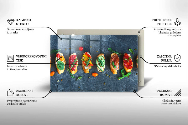 Induction hob protector Colorful Sandwiches