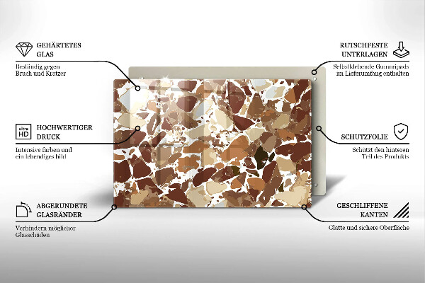 Worktop saver Decorative stone stains