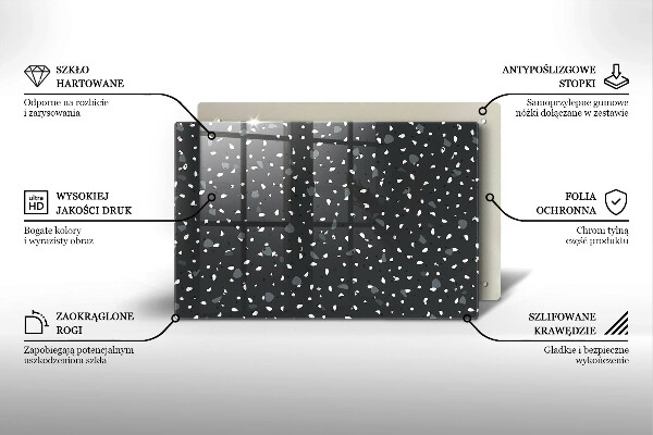 Worktop saver Decorative stone