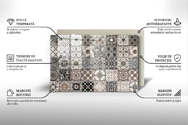 Worktop saver Decorative tiles