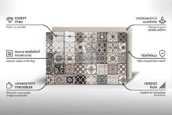 Worktop saver Decorative tiles