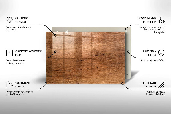 Worktop saver Wood texture
