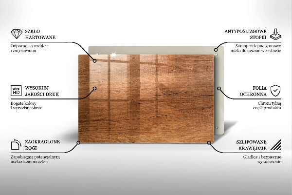 Worktop saver Wood texture