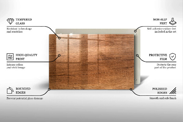 Worktop saver Wood texture